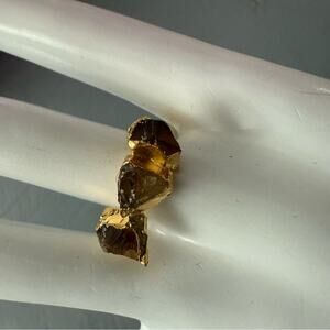 Gold Tone Ring Size 9